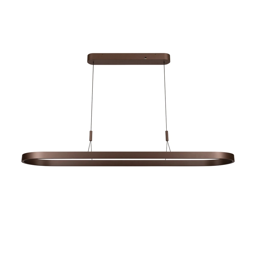 Oval pendant lamp Liane Rusty brown Lucide Vibes 5411212461117