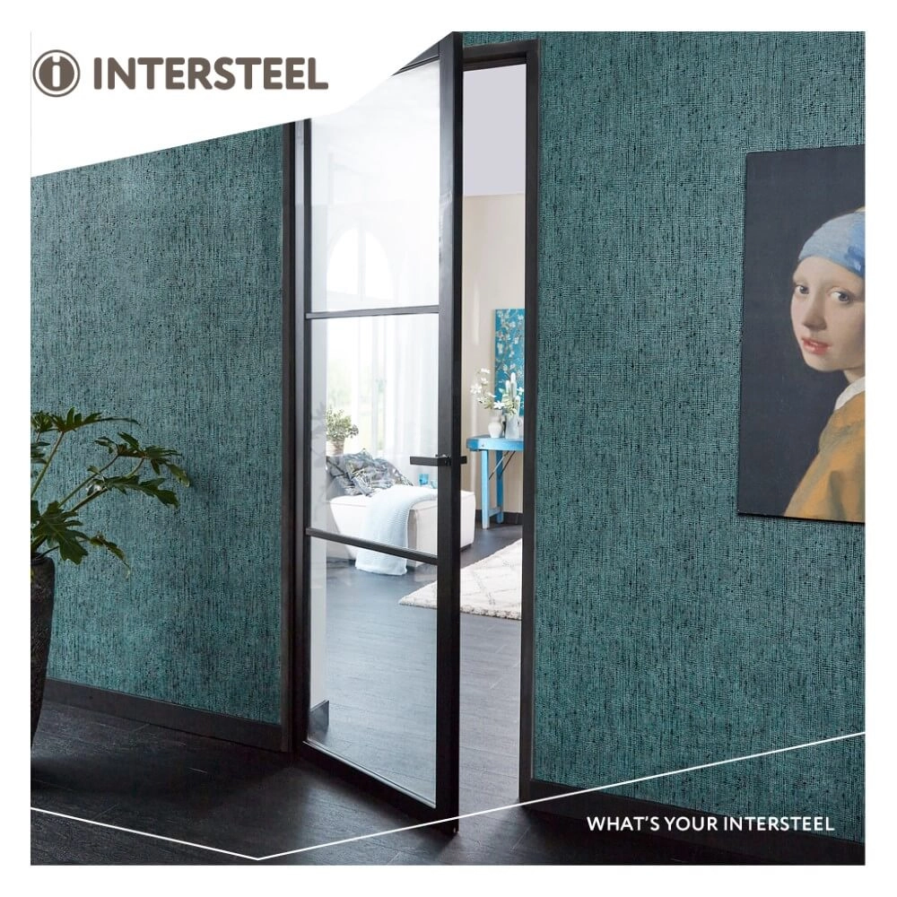 Tight door handle Amsterdam small rosette black Intersteel 8714186518793
