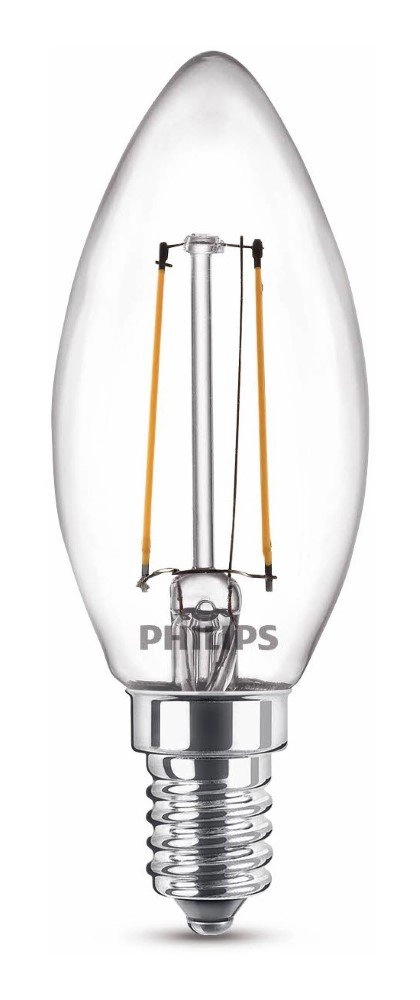 2W - E14 - 2700K - 250 lumen set with 2pcs Philips 8718699782054