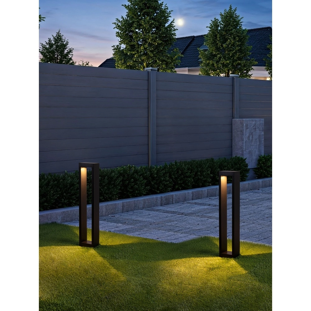 Black garden lamp Dolix 60cm - 3000K
