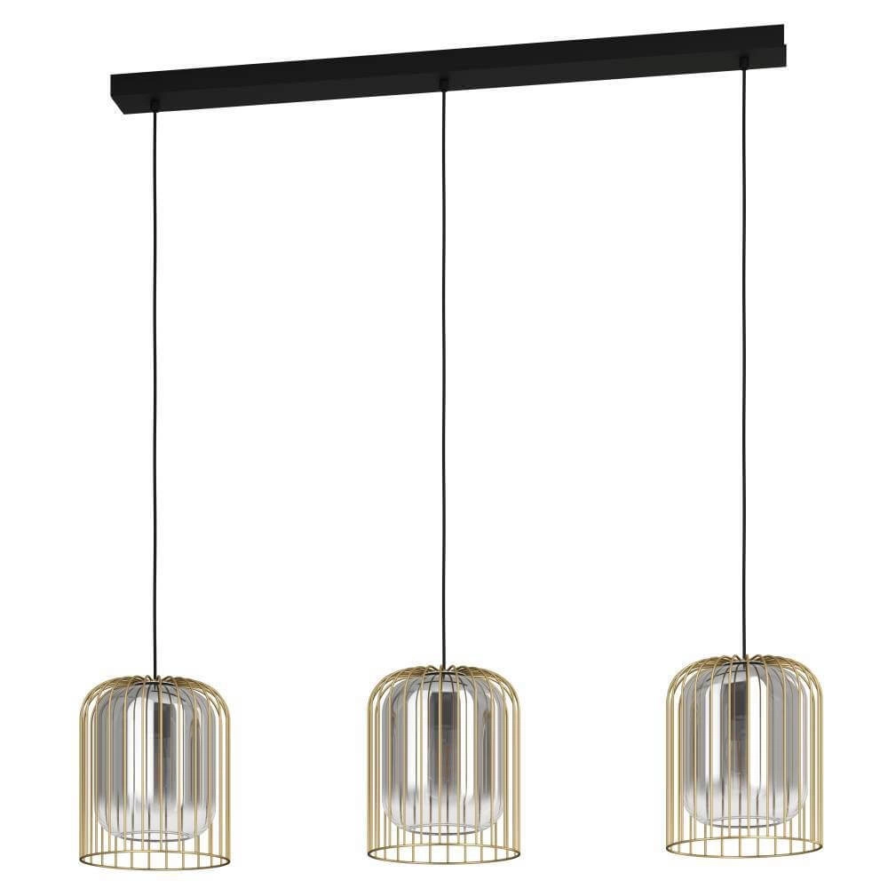 Dining room hanging lamp Caminata with glass