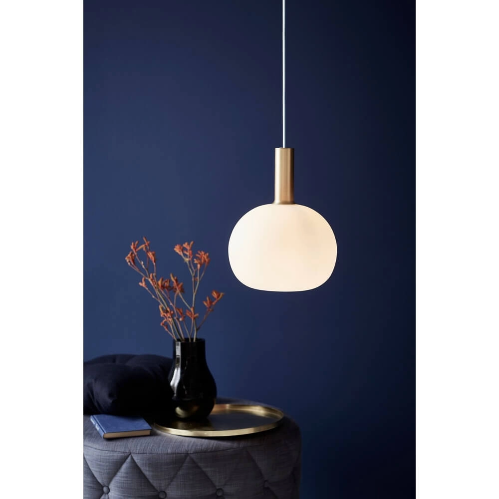 Glass pendant lamp Alton ball Ø 25cm white Nordlux 5701581413887