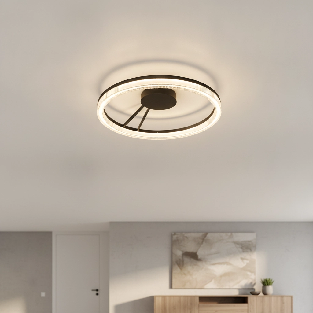 Black ceiling lamp Lonela design