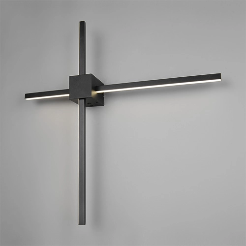Modern wall lamp Cassino black 67.5cm Trio 4017807683202