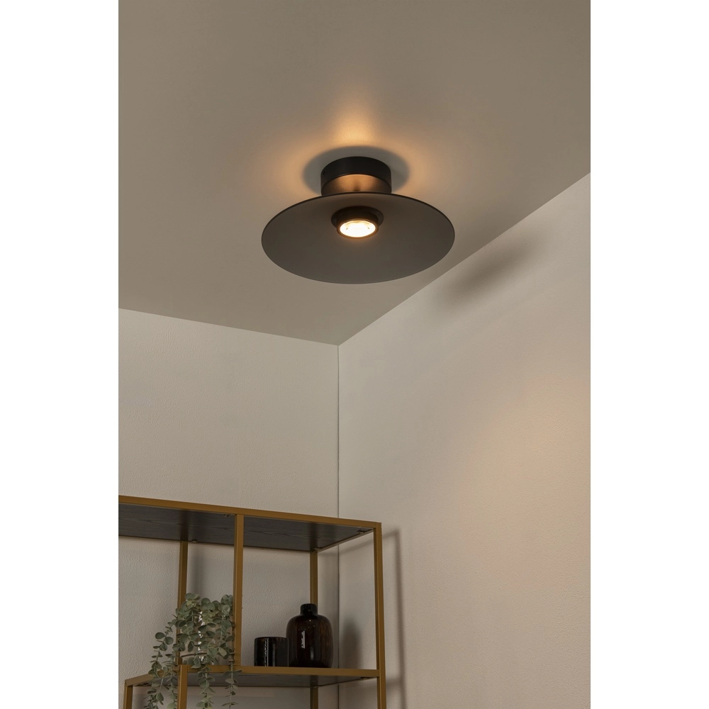 Sleek ceiling lamp Menga Ø 40cm smoke glass Premium by Lucide 5411212251237