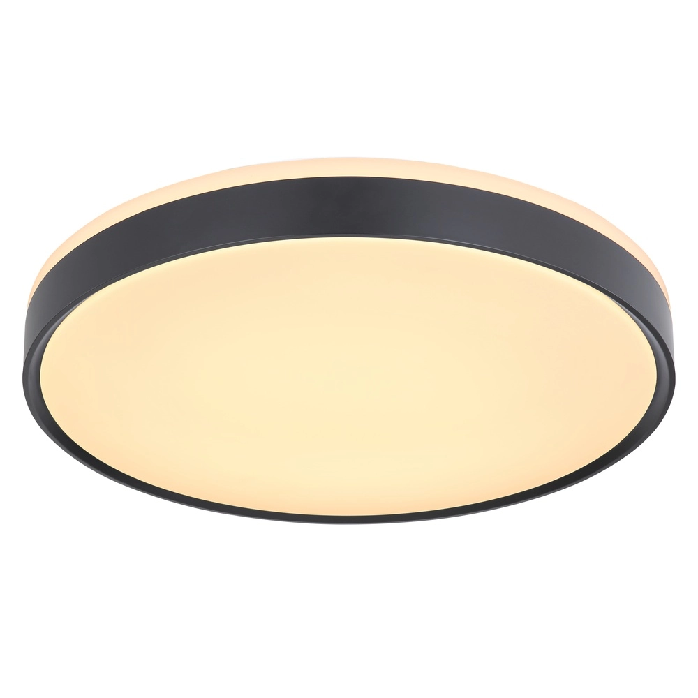 Ceiling light Sonny black with white Ø 40cm Globo 9007371427857