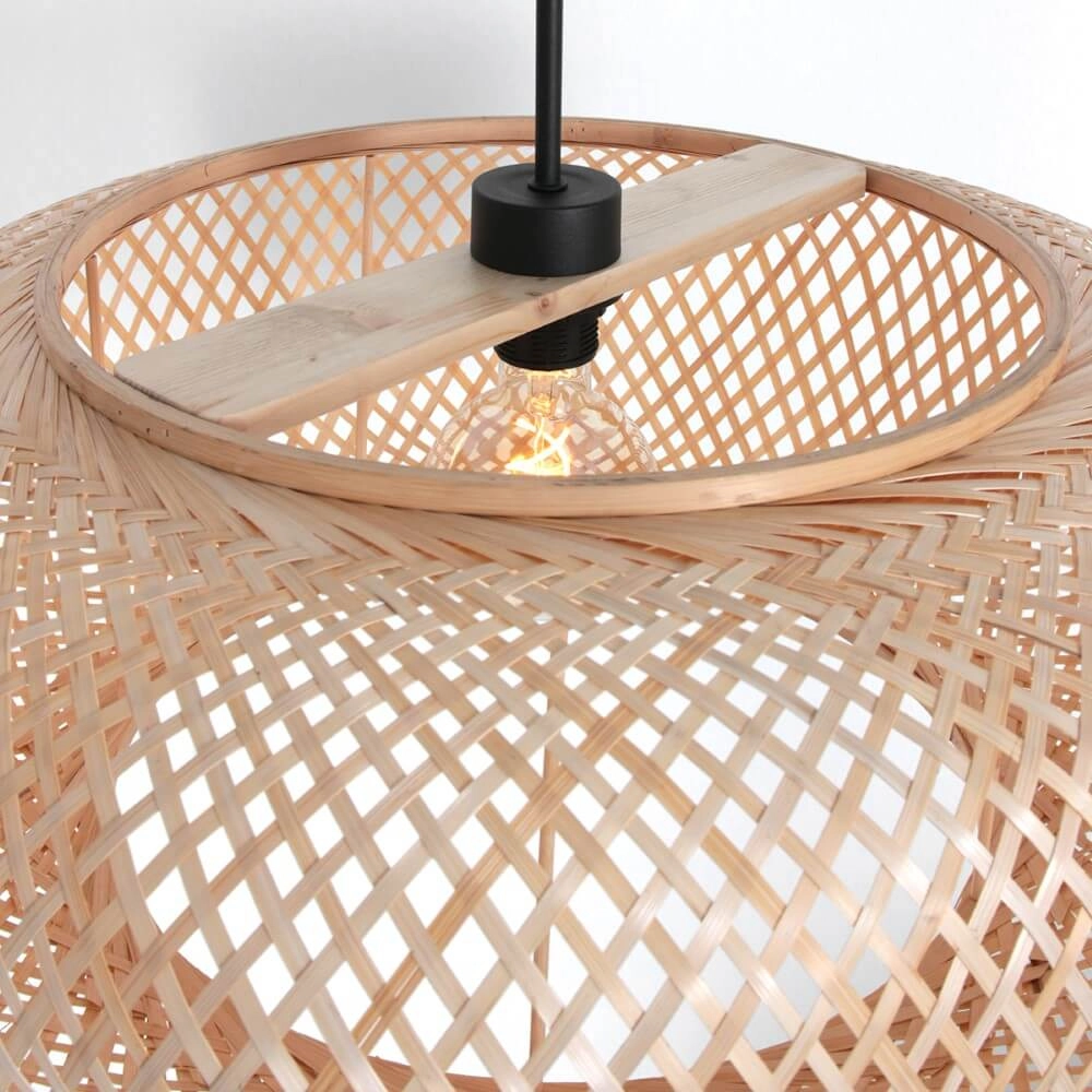 Rattan hanging lamp Sparkled Ø 60cm Steinhauer 8712746152920