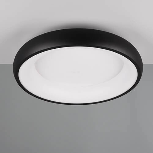 Led ceiling light Cardona black - Ø 45cm Trio 4017807613902