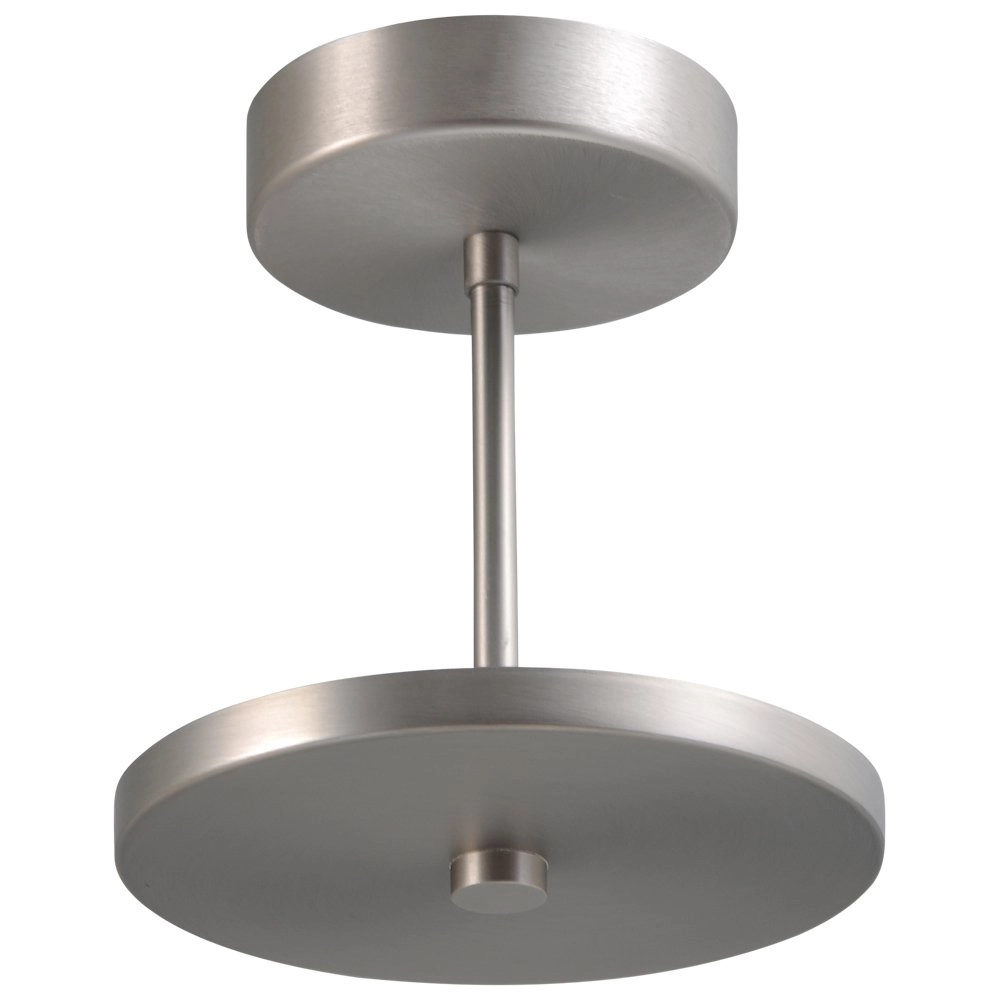 LED flush ceiling light Denia 2 16cm metallic gray