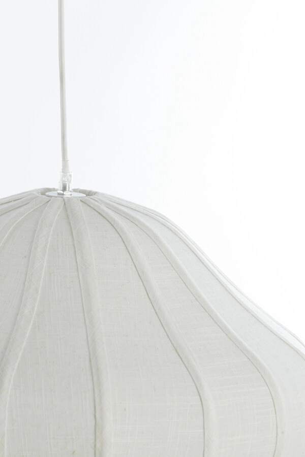 White pendant lamp Sukau Ø 50cm Light & Living 8717807763749