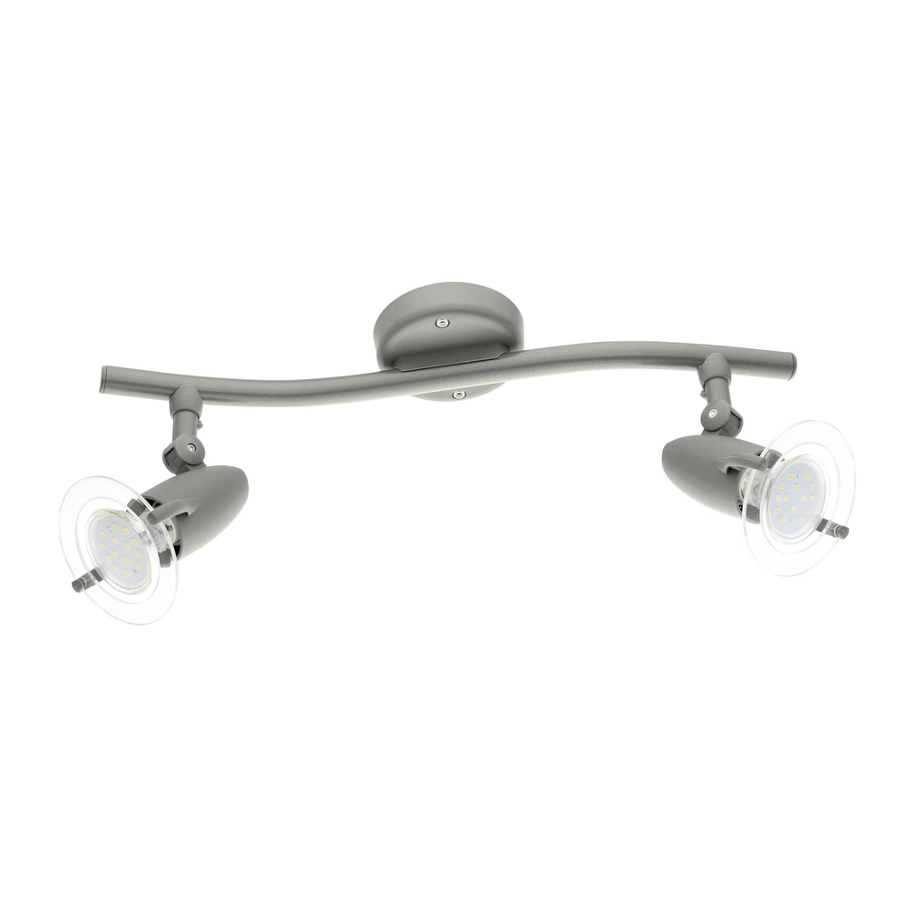 Surface-mounted spot Pocket 2 2-light grey