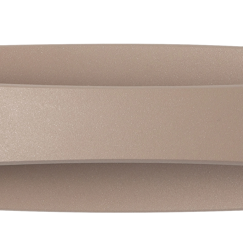 Sleek wall lamp Medusa 35cm sand brown Highlight 8718379050725