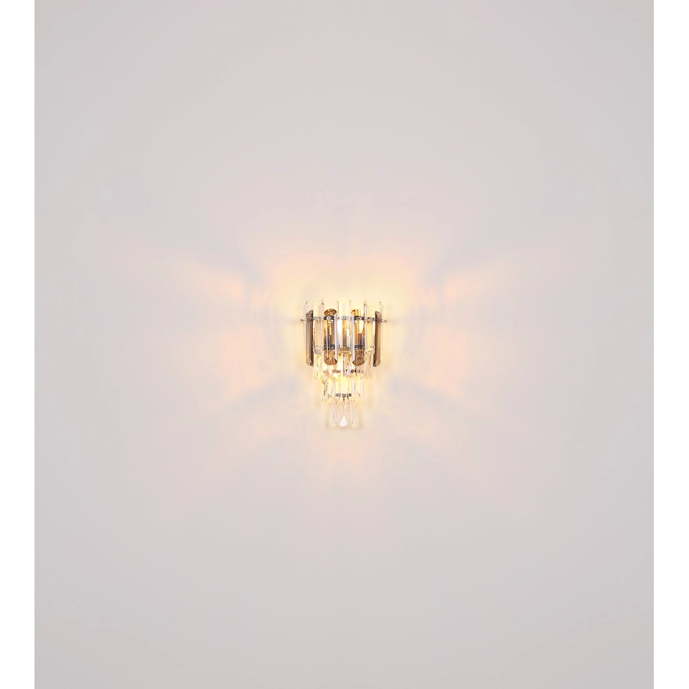 Wall lamp Orgina chrome with crystal Globo 9007371484140