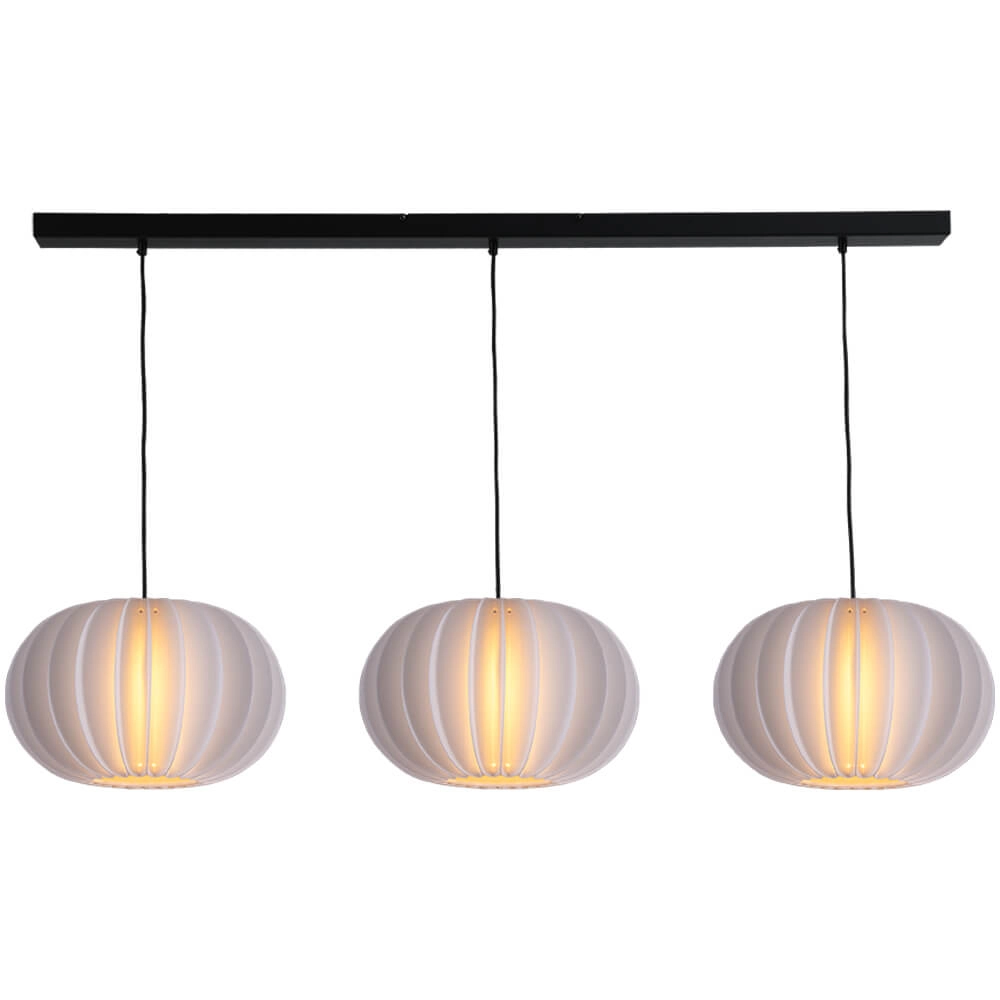 3-light hanging lamp Arena with Ø40cm hoods
