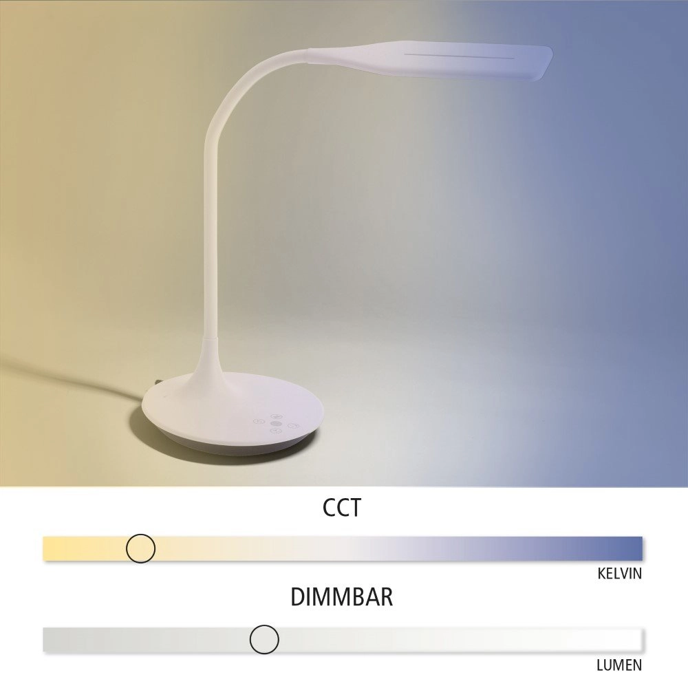 Flexible desk lamp Rafael Just Light 4043689954192