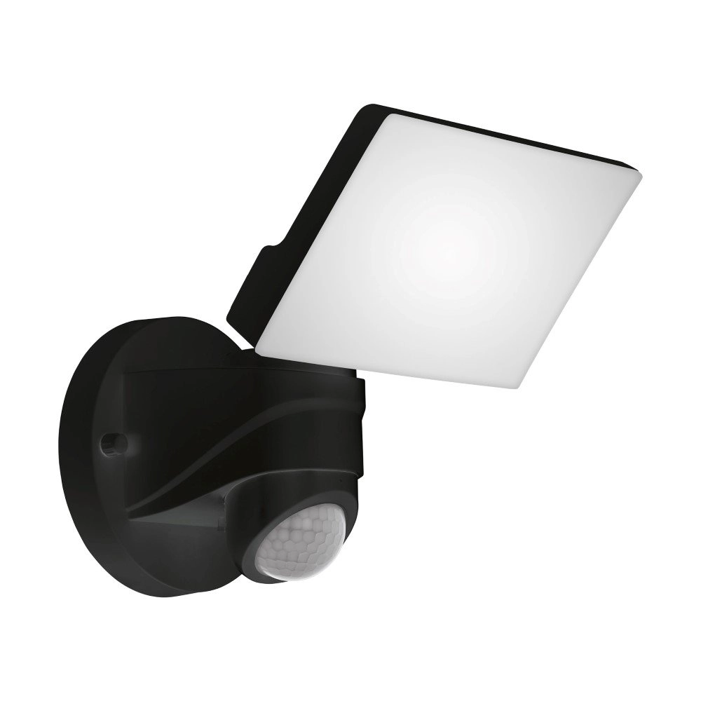 LED floodlight Pagino with motion sensor black