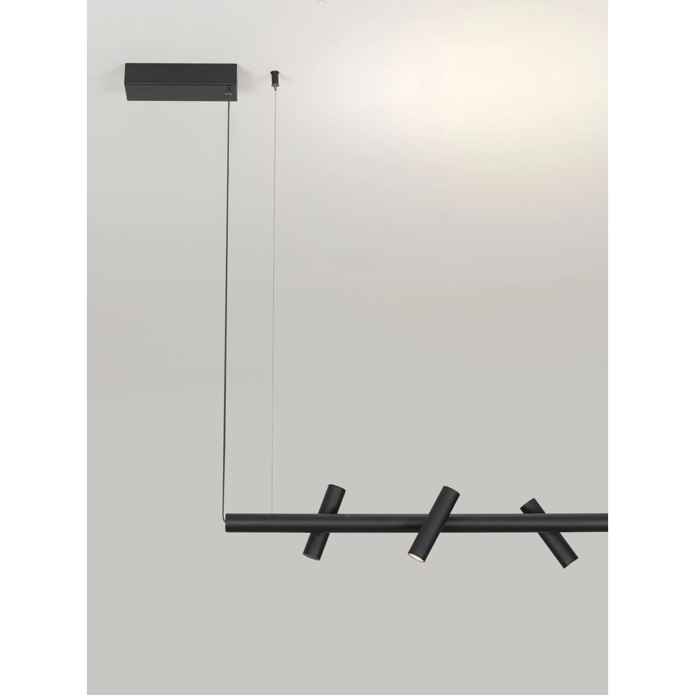 Dining room pendant lamp Avelo Black Lyora 5212063501577