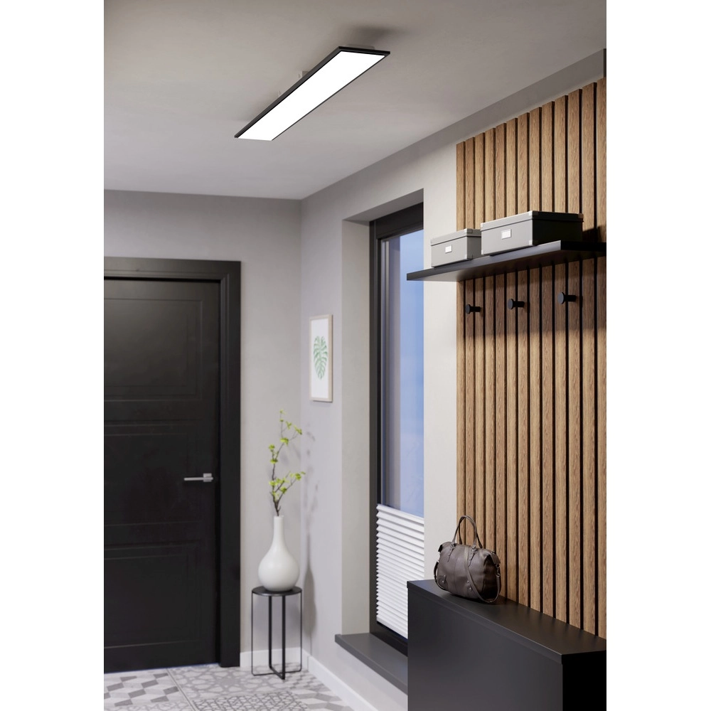 Smart ceiling light Moradillo-Z black 14.5cm Eglo 9008606342143