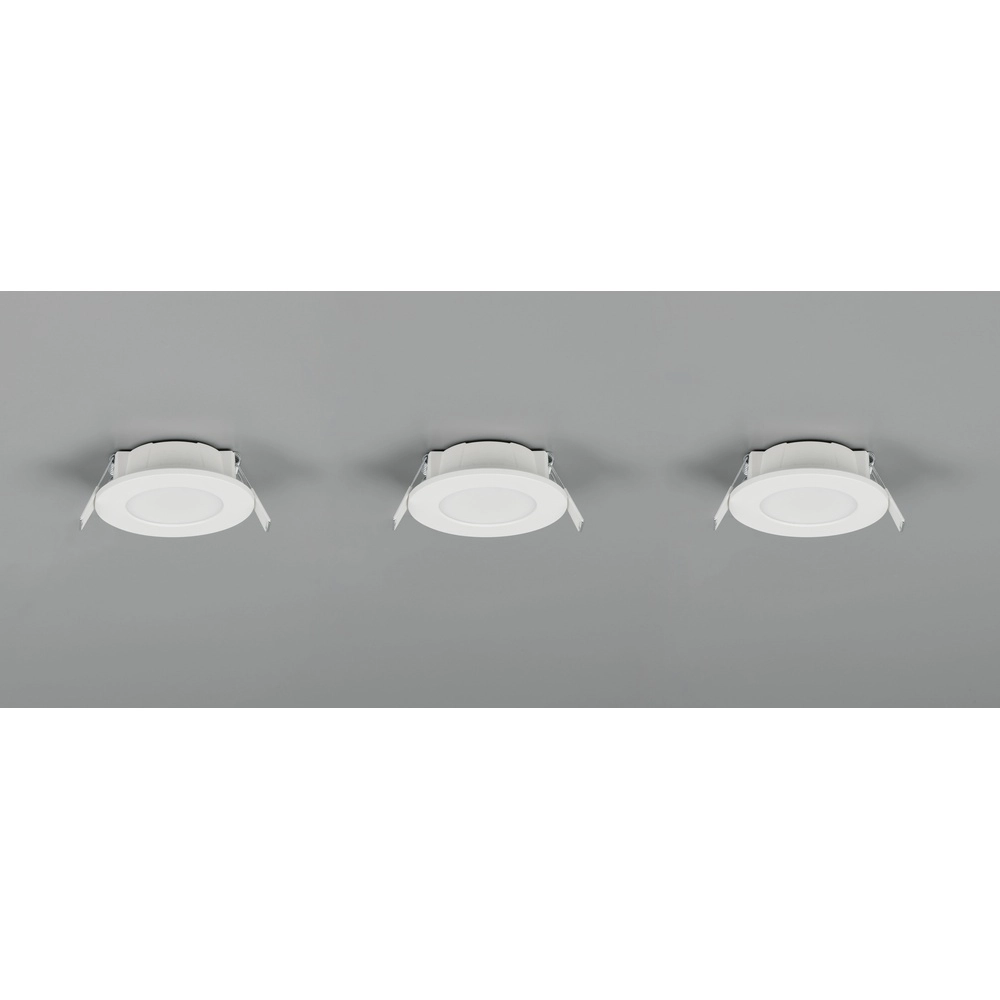 Set of 3 recessed spotlights Himal white IP65 Trio 4017807663785
