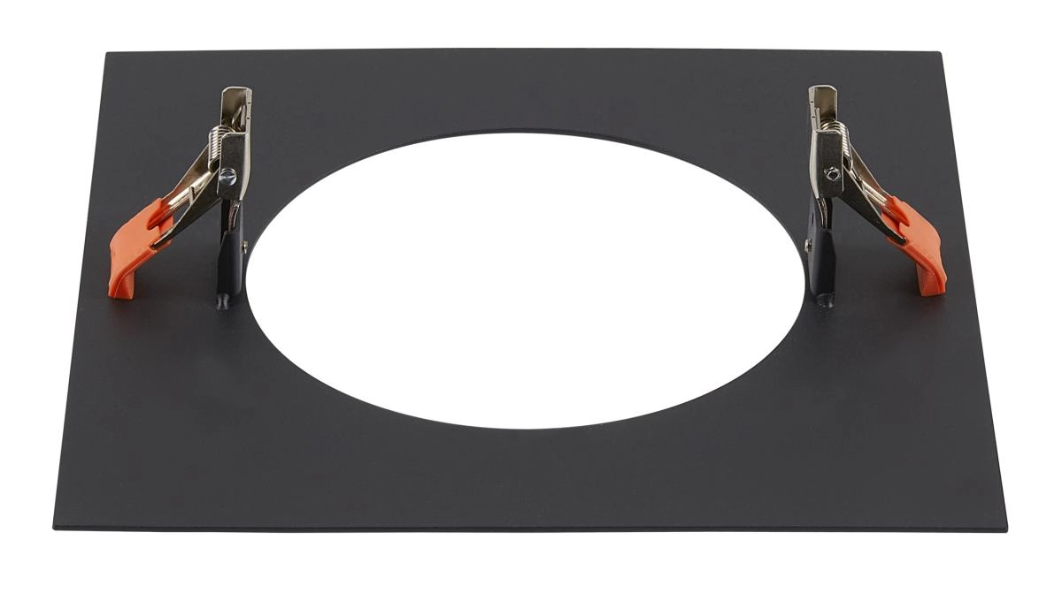 Front mounting frame Numinos L straight 240/150mm black SLV 4024163262170