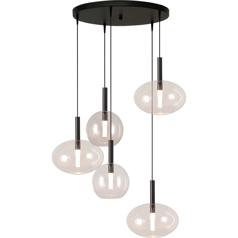 5L vide pendant lamp Lido with clear glass