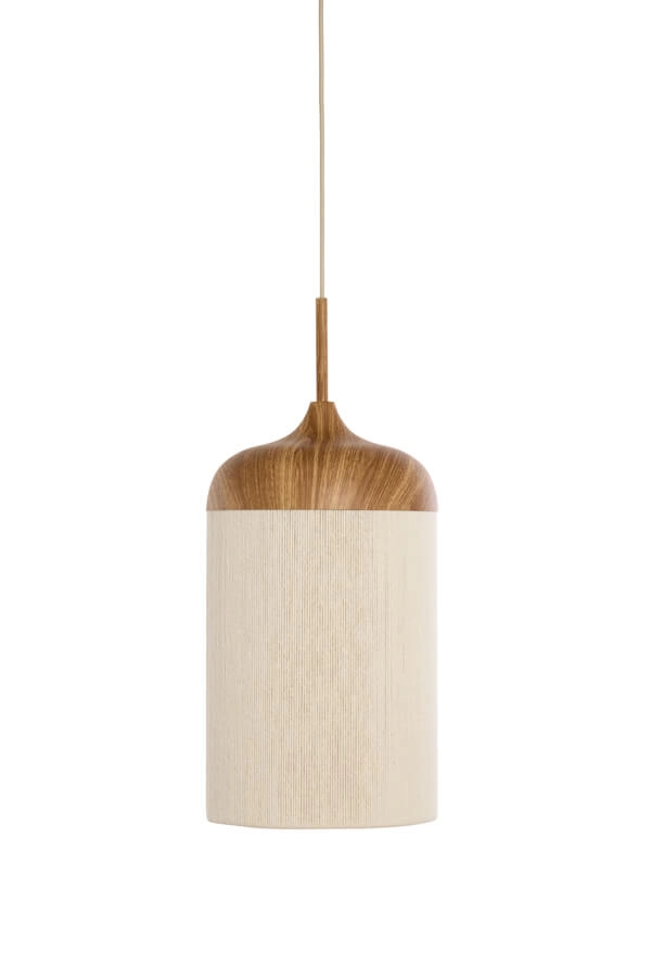 Pendant lamp Dania light wood print Ø 16cm Light & Living 8717807743345