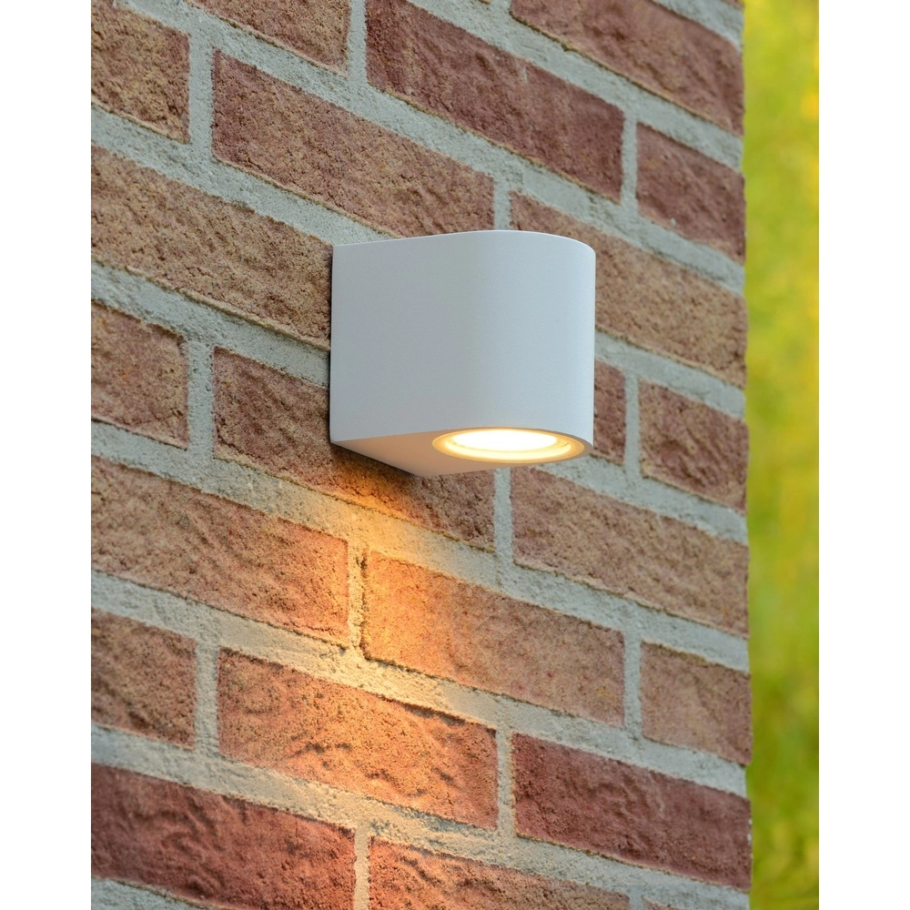 Design wall spot Zora-Led Down White Lucide 5411212221056
