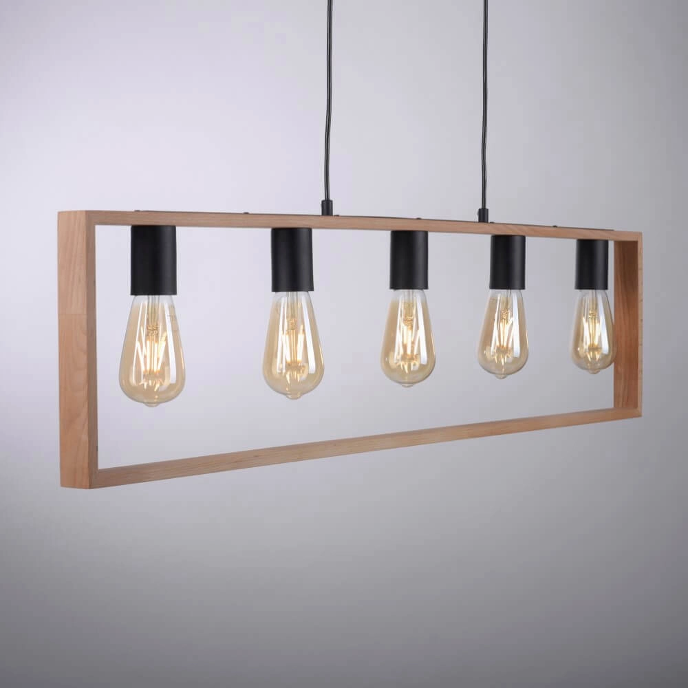 Country Pendant Lamp Franky 5-light Just Light 4043689966447