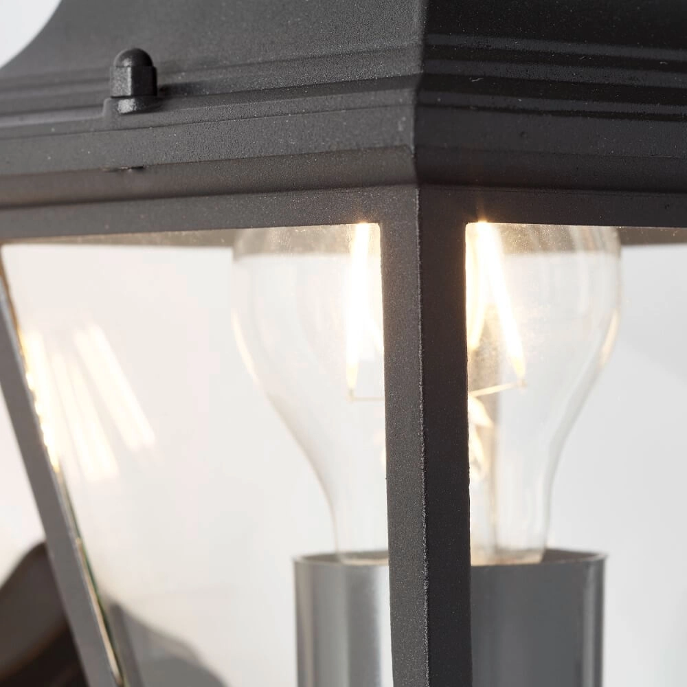 Black wall lamp Nissie up Brilliant 4004353356506
