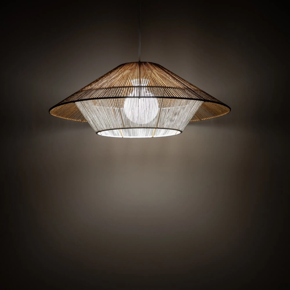 Rattan pendant lamp Japandi S Ø 50cm Lyora 5903139111560