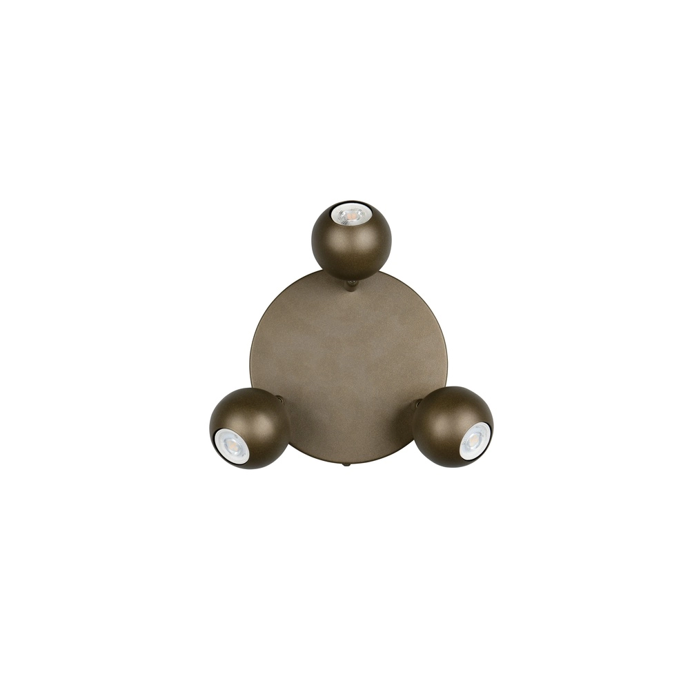 Surface-mounted spot Enaro 3-light platinum