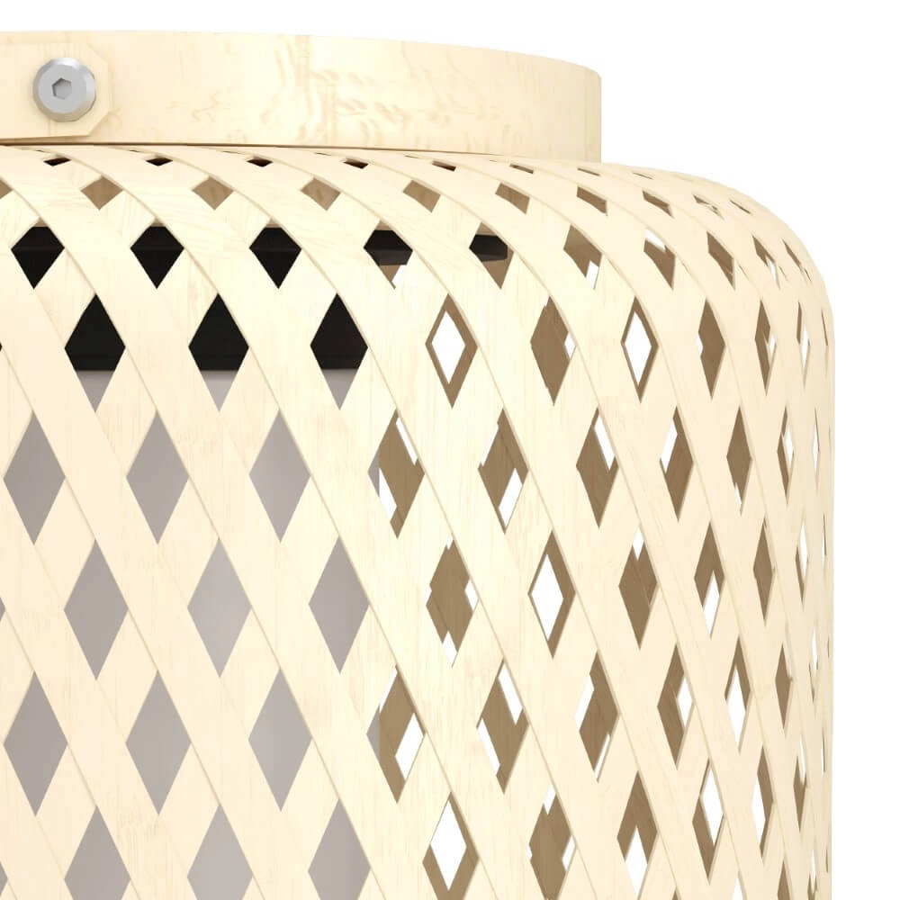 Solar table lamp Marliano Rattan Diamonds Eglo 9008606297948