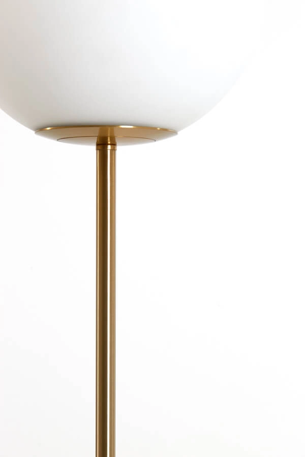 Unique floor lamp Medina white with gold Light & Living 8717807650889