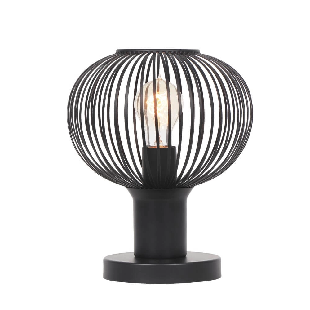Wire table lamp Gila Ø 23cm - black Trio 4017807629071