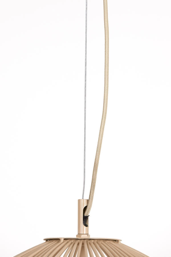 Cream pendant lamp Rilana Ø 34cm Light & Living 8717807649760