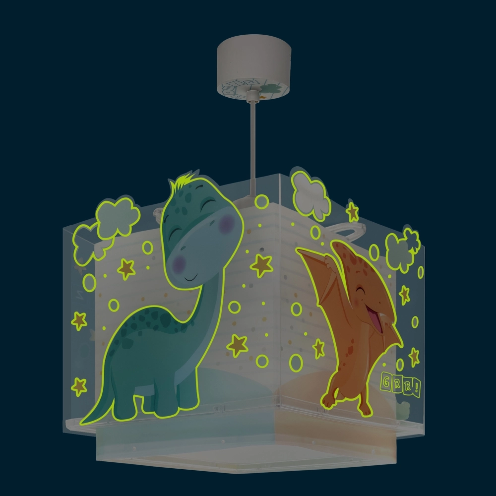 Pendant lamp Baby Dinos blue Dalber 8420406002927