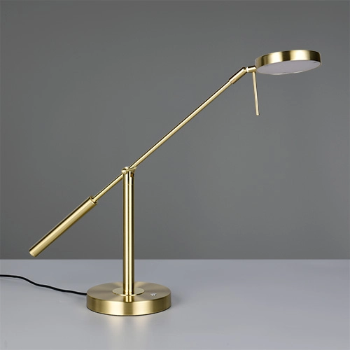 Desk lamp Monza brass Trio 4017807693294