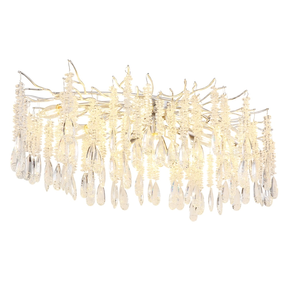 Ceiling lamp Kinga silver grey 100cm