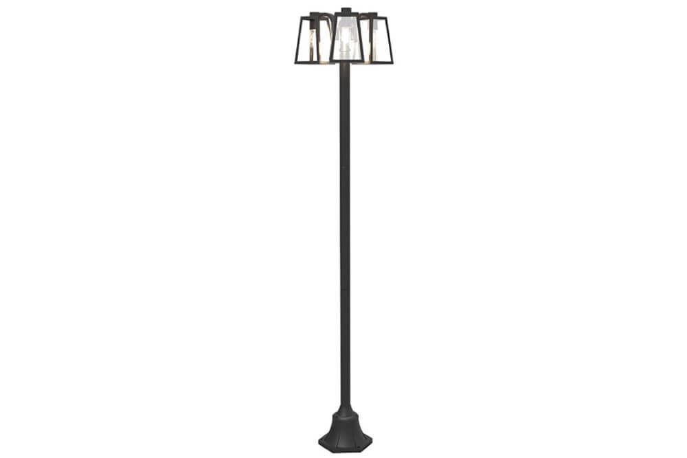 3-light lantern Fia black