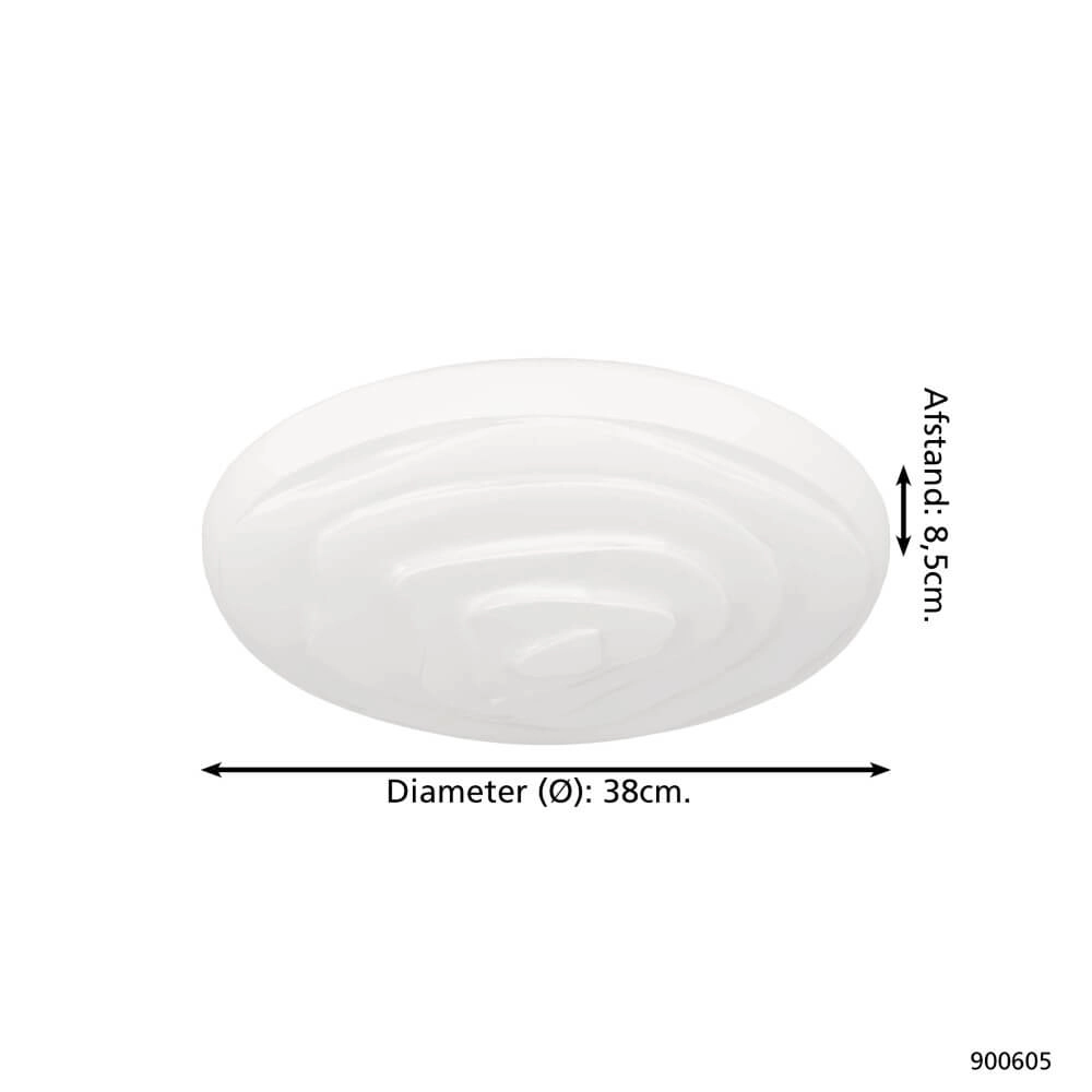 LED ceiling lamp Battistona Ø 38cm Eglo 9008606245031