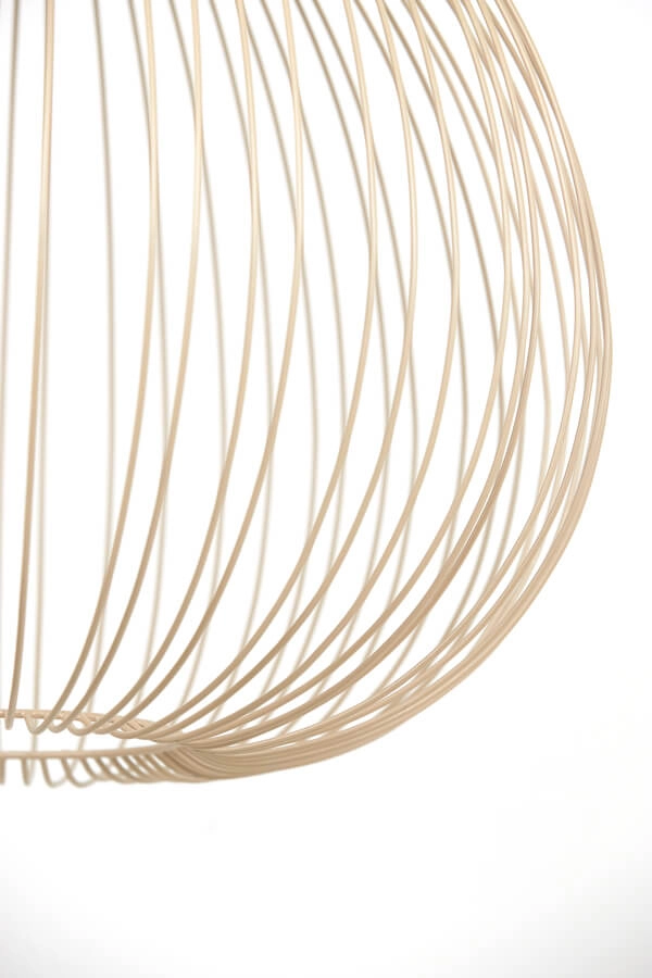 Cream pendant lamp Rilana Ø 34cm Light & Living 8717807649760