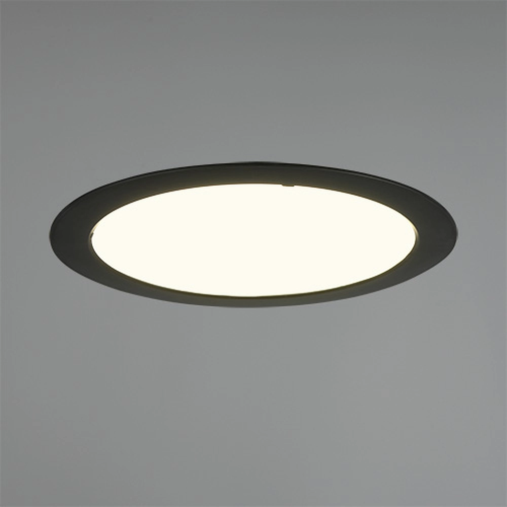 Recessed spotlight Ural black Ø 29,4cm Trio 4017807711486