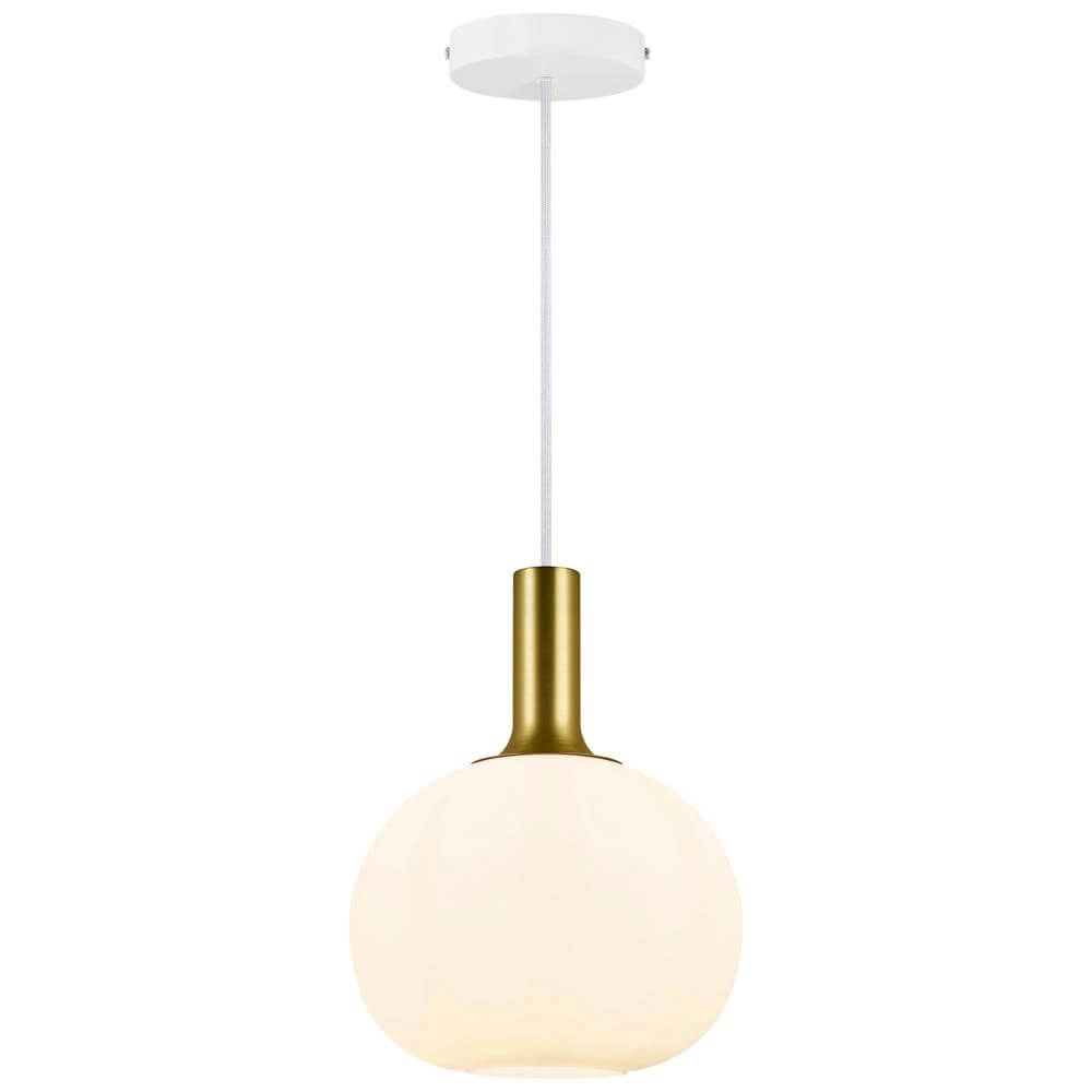 Glass pendant lamp Alton ball Ø 25cm white Nordlux 5701581413887