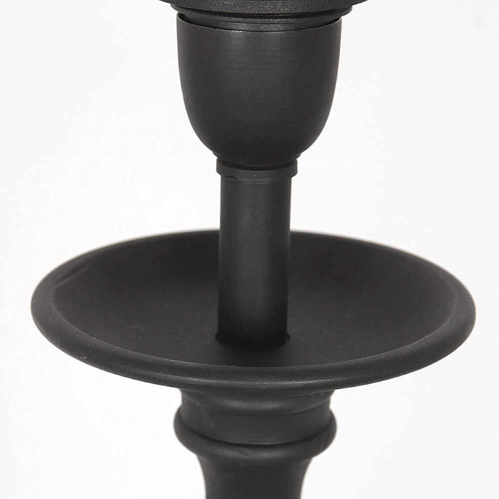 Classic table lamp Lyons C with taupe velvet hood Steinhauer 8712746166743