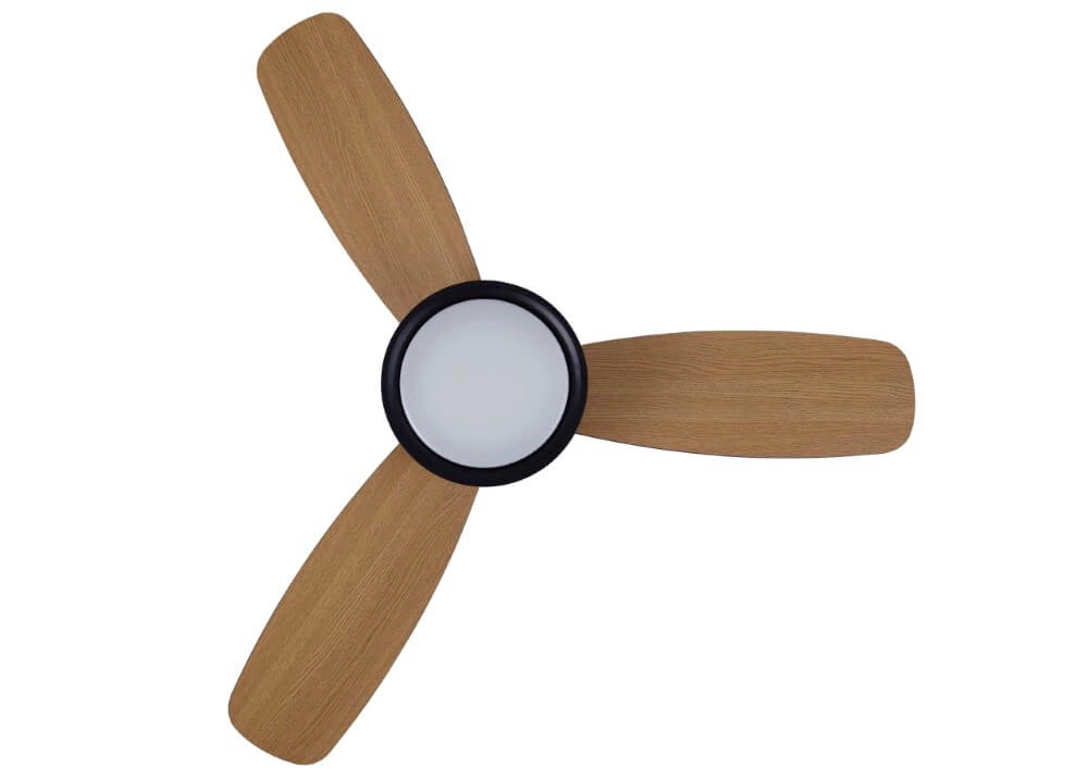 Black fan with lamp Flusso Ø 132cm Beacon 9333509151784