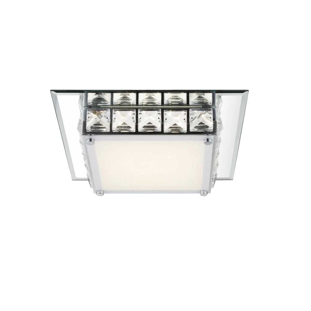 Square ceiling lamp Margo chrome