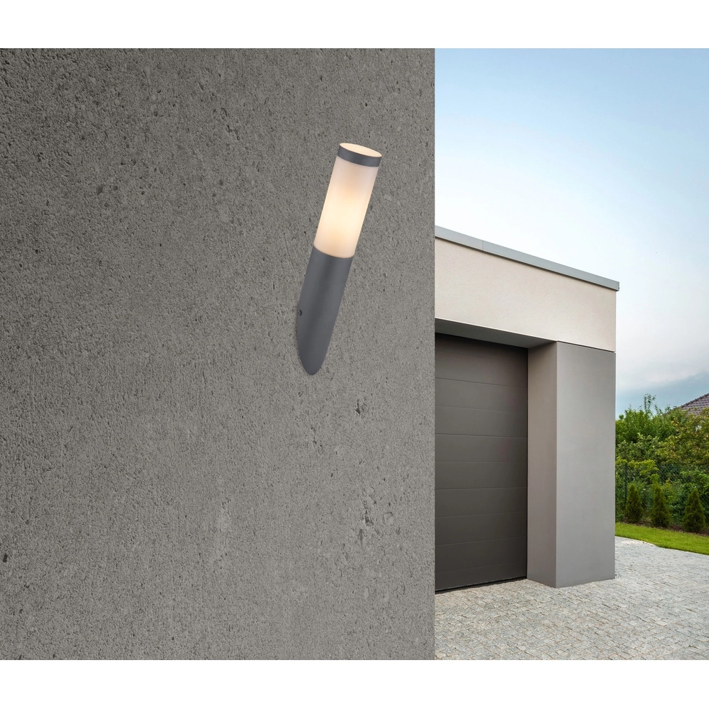 Design outdoor lamp Boston anthracite with white Globo 9007371413577