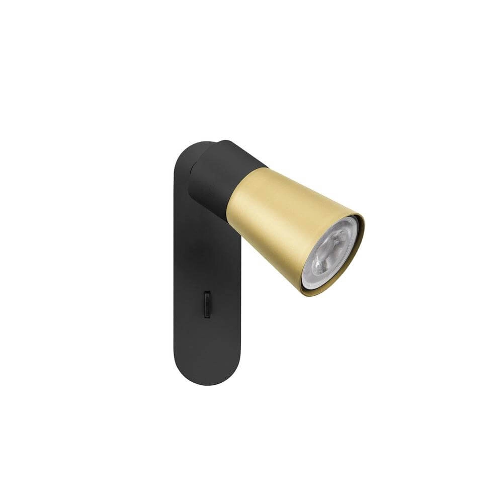 Mockery Puri 2.0 Cone Black-Gold Single Switch SLV 4024163294256