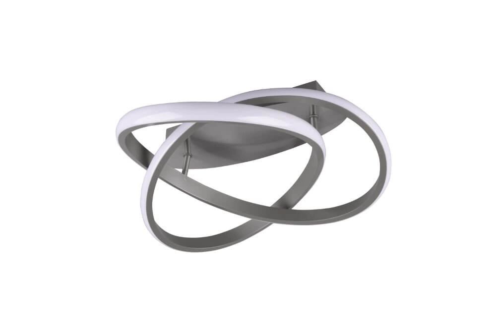 LED ceiling lamp Course gray Trio 4017807521481