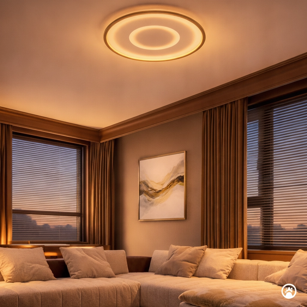Ceiling lamp Figin gold Ø 60cm